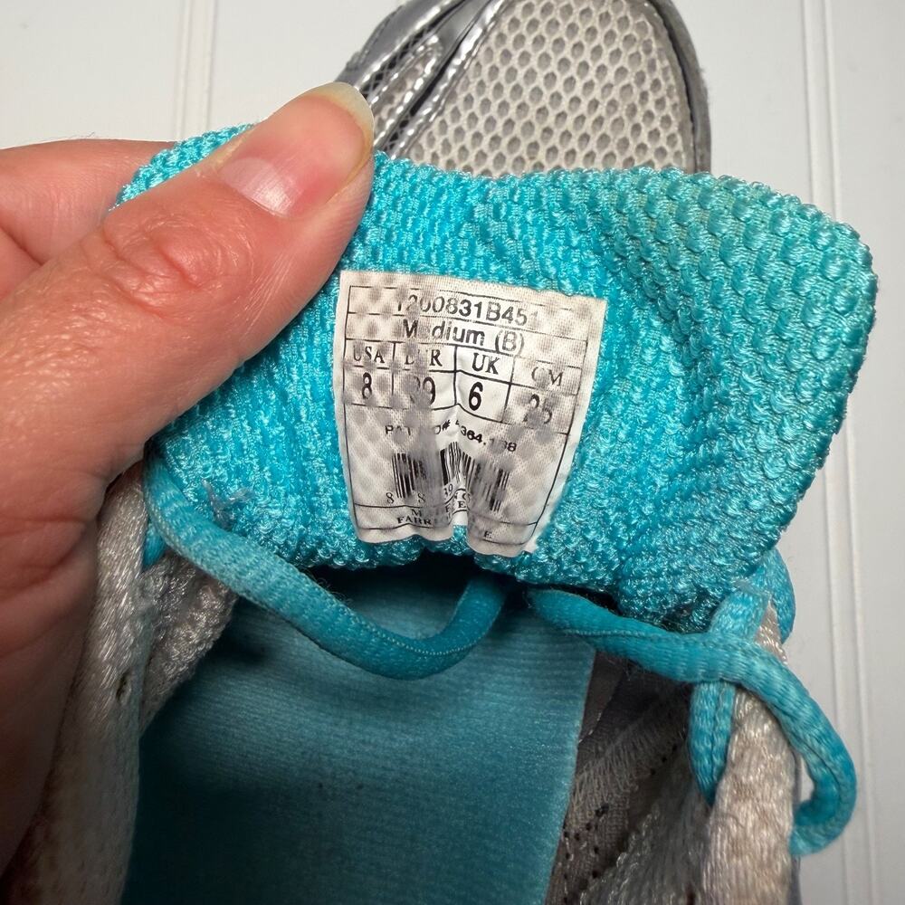 Brooks Women’s Ravenna 2 Running Shoes Size 8 Grey Teal Cross Training Athletic - Picture 7 of 8